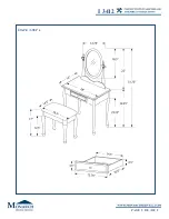 Preview for 9 page of Monarch Specialties I 3412 Assembly Instructions Manual