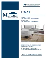 Monarch Specialties I 3471 Assembly Instructions Manual preview