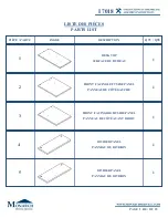 Preview for 2 page of Monarch Specialties I 7018 Assembly Instructions Manual