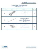 Preview for 15 page of Monarch Specialties I 7018 Assembly Instructions Manual