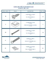 Preview for 9 page of Monarch Specialties I 7023 Assembly Instructions Manual