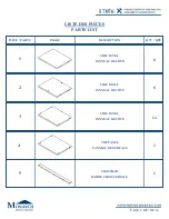 Preview for 2 page of Monarch Specialties I 7076 Assembly Instructions Manual