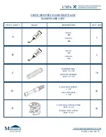 Preview for 4 page of Monarch Specialties I 7076 Assembly Instructions Manual