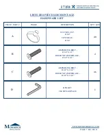 Preview for 7 page of Monarch Specialties I 7158 Assembly Instructions Manual