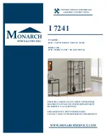 Monarch Specialties I 7241 Assembly Instructions Manual preview