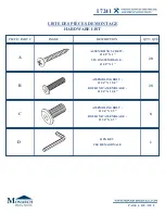 Preview for 4 page of Monarch Specialties I 7241 Assembly Instructions Manual