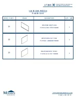 Preview for 6 page of Monarch Specialties I 7295 Assembly Instructions Manual