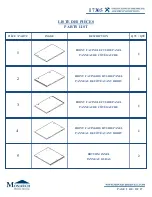 Preview for 2 page of Monarch Specialties I 7305 Assembly Instructions Manual