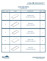 Preview for 2 page of Monarch Specialties I 7351 Assembly Instructions/Use And Care Manual