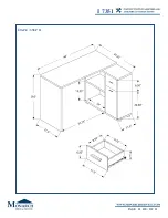 Preview for 21 page of Monarch Specialties I 7351 Assembly Instructions/Use And Care Manual