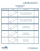 Preview for 2 page of Monarch Specialties I 7382 Assembly Instructions Manual