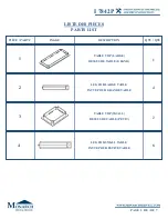 Preview for 2 page of Monarch Specialties I 7842P Assembly Instructions Manual