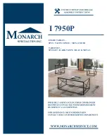 Monarch Specialties I 7950P Assembly Instructions Manual preview