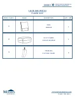 Preview for 2 page of Monarch Specialties I 8113 Assembly Instructions Manual