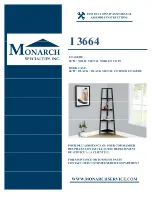 Monarch Specialties I3664 Assembly Instructions Manual preview