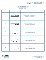 Preview for 2 page of Monarch Specialties I3664 Assembly Instructions Manual