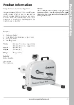 Preview for 5 page of Monark Compact Rehab 871E Manual