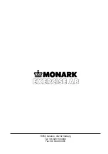 Preview for 17 page of Monark Ergomedic 874 E Manual