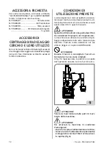 Preview for 12 page of Mondolfo Ferro AQUILA RAPTOR Operator'S Manual