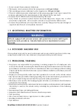 Preview for 101 page of Mondolfo Ferro Startline S 421 Operator'S Manual