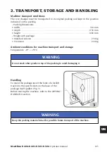 Preview for 103 page of Mondolfo Ferro Startline S 421 Operator'S Manual