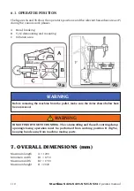 Preview for 110 page of Mondolfo Ferro Startline S 421 Operator'S Manual