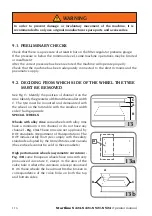 Preview for 116 page of Mondolfo Ferro Startline S 421 Operator'S Manual