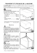 Preview for 113 page of Mondolfo Ferro TBE160 MATIC Operator'S Manual