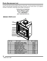 Preview for 34 page of Monessen Hearth DELUXE RADIANT WOOD BURNING FIREPLACE SWB400I Installation & Operation Manual