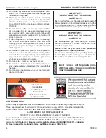 Preview for 4 page of Monessen Hearth HBDV300N/PSC7 User Manual