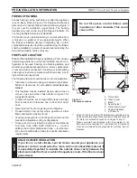 Preview for 7 page of Monessen Hearth HBDV300N/PSC7 User Manual