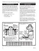 Preview for 16 page of Monessen Hearth ODWR400 Homeowner'S Installation And Operating Manual