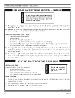 Preview for 38 page of Monessen Hearth SDV Series Installation And Operating Instructions Manual