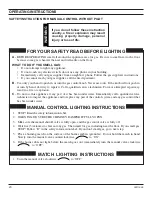 Preview for 20 page of Monessen Hearth VDY24/18 Installation And Operating Instructions Manual