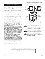 Preview for 19 page of Monessen Hearth WOODBURNING FIREPLACE 424WBST Installation And Operating Manual