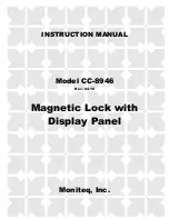 Preview for 1 page of Moniteq CC-8946 Instruction Manual