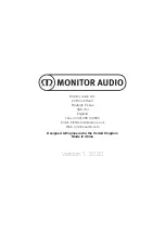 Preview for 12 page of Monitor Audio Bronze Series Owner'S Manual