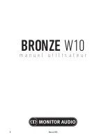 Preview for 10 page of Monitor Audio Bronze W10 Owner'S Manual