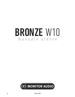 Preview for 18 page of Monitor Audio Bronze W10 Owner'S Manual