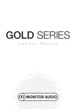 Preview for 1 page of Monitor Audio Gold 100 Owner'S Manual