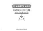 Preview for 6 page of Monitor Audio platinum series II Instruction Manual