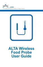 Preview for 1 page of Monnit ALTA Wireless Food Probe User Manual