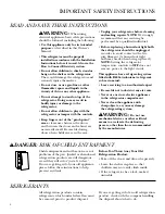 Preview for 4 page of Monogram ZDWG240 Owner'S Manual