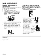 Preview for 21 page of Monogram ZTDX1FPSN1SS Owner'S Manual