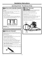 Preview for 15 page of Monogram ZV830 Installation Instructions Manual