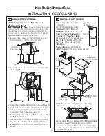 Preview for 17 page of Monogram ZV830 Installation Instructions Manual