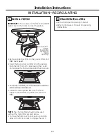 Preview for 18 page of Monogram ZV830 Installation Instructions Manual