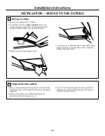 Preview for 16 page of Monogram ZV850 Installation Instructions Manual