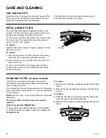 Preview for 6 page of Monogram ZV900 Owner'S Manual