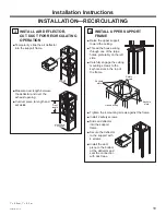 Preview for 19 page of Monogram ZV925 Installation Instructions Manual